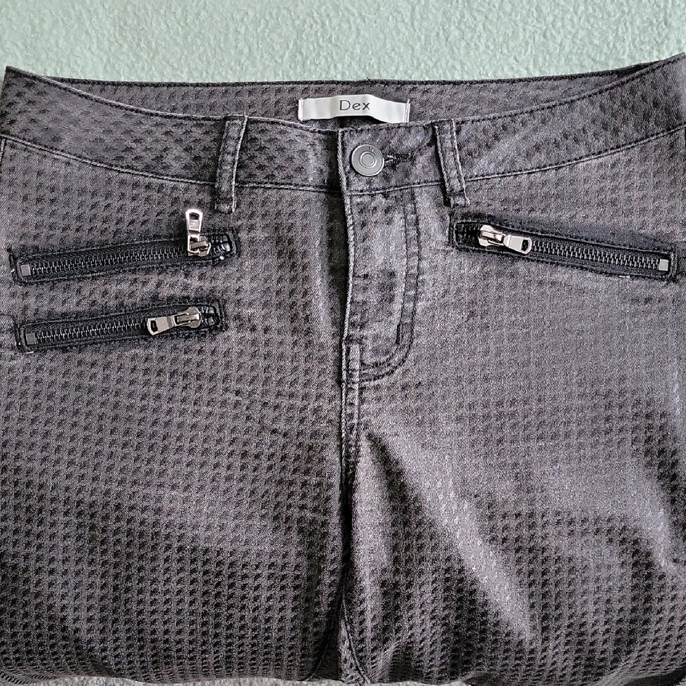 Dex Charcoal Textured Jeans 27